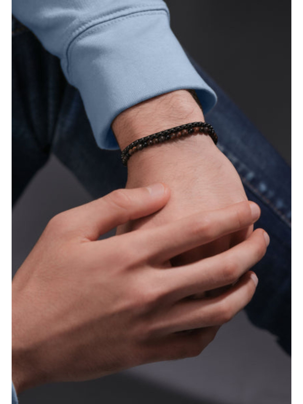 Bracelet Double Impact De Police Pour Hommes