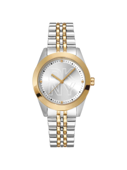 DKNY DK1L060M0065 Parsons Logo - Zwei-Töne Silber und Gold | Diademita