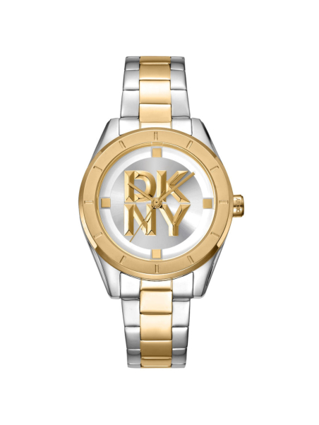 DKNY DK1L016M0085 Chambers Midi - Zweifarbiger Silber… | Diademita