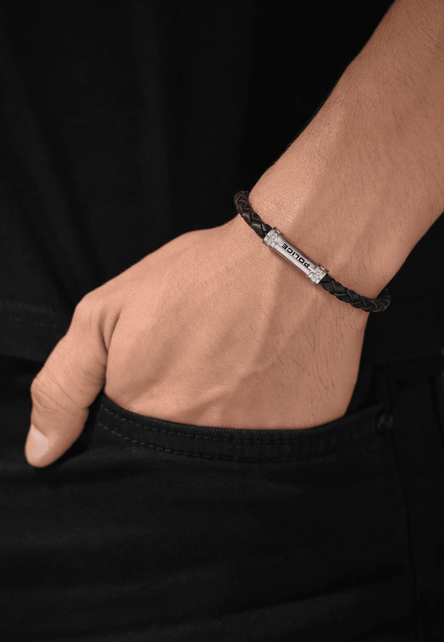 Collier Barrel Police Pour Hommes