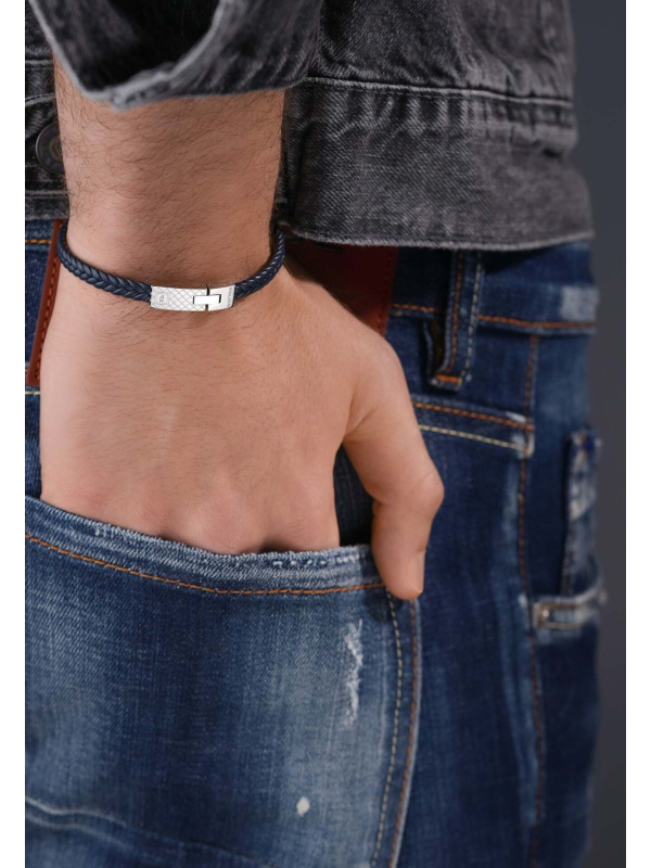 PEAGB0039501 Bracelet Intersect de Police | Diademita