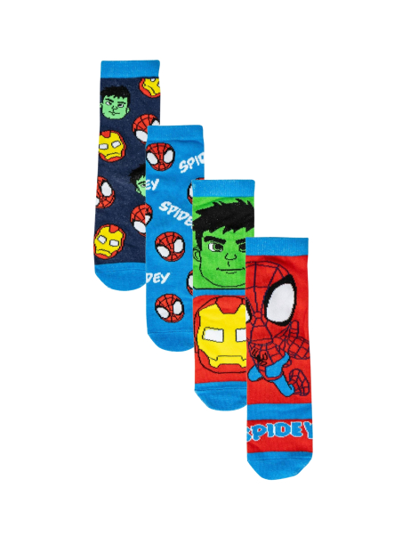 Socks Pack 4 Pieces Spidey