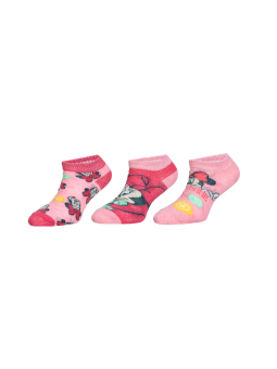 Disney Mickey & Minnie - Sneaker Sock (3 Pack) – Pink