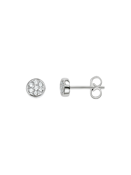 Ear Studs Sparkling Circles
