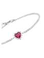 Bracelet Argent Cœur Romance