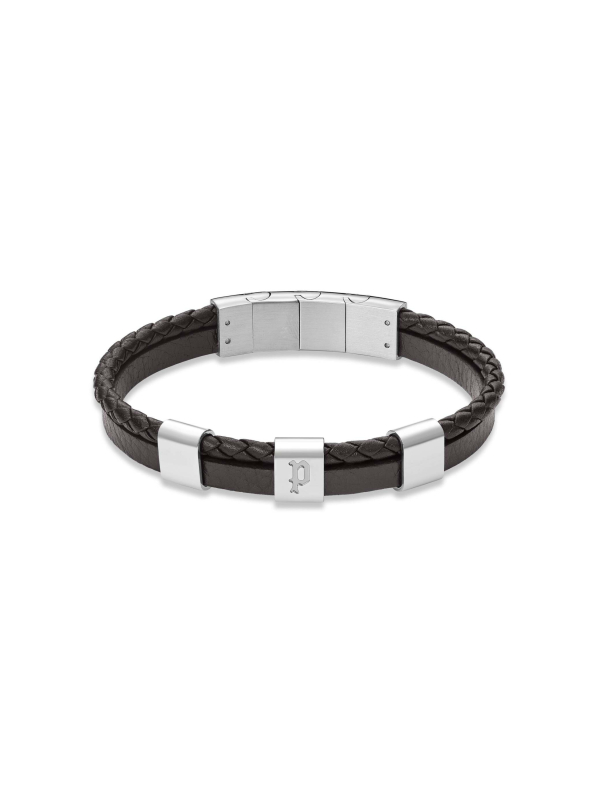 PEAGB0040702 Police - Bracelet Ben en Cuir Marron | Diademita