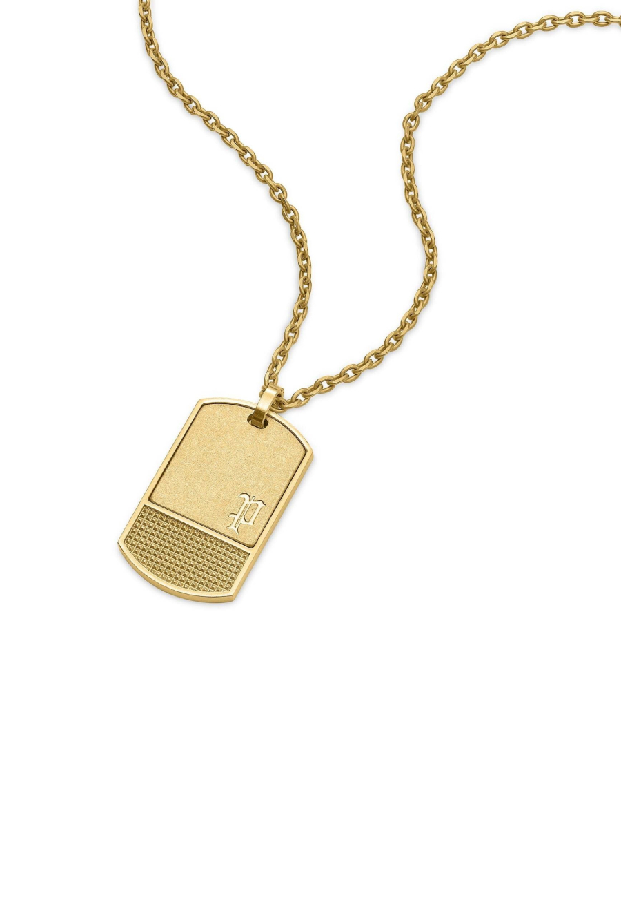 Police – Identity Gold Necklace For Men