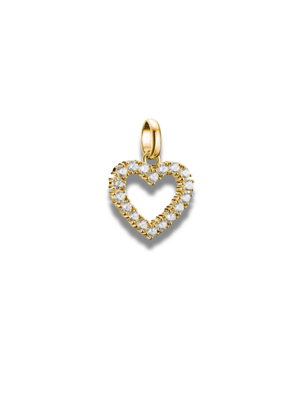 Thomas Sabo CC1237-414-14 Charm-Anhänger Herz Mit Weißen… | Diademita