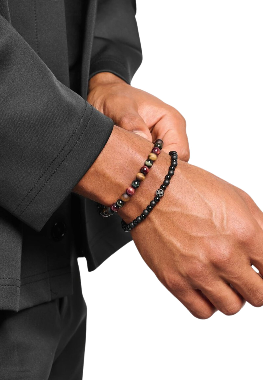 Bracelet Talisman Avec Perles Oeil De Tigre