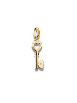 Bedel Hanger Liefdessleutel – Connect Goudgeplateerd – Goud