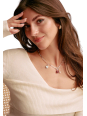 Charm Pendant Red Rose Blossom – Connect Silver