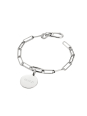 Bracelet Charm Trombone Avec Maillon Connect Argent