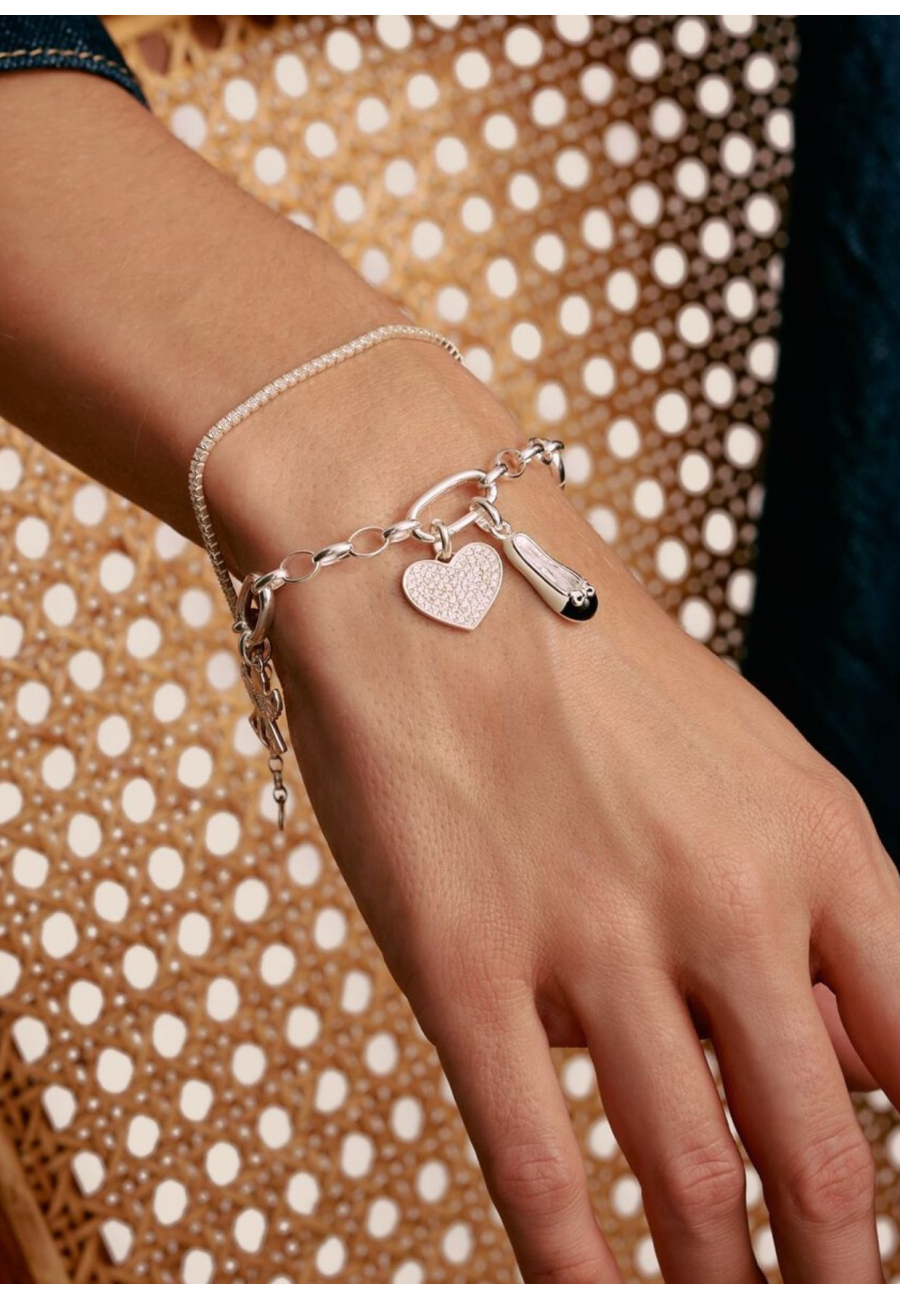 Thomas Sabo C1203-001-21 Charm-Armband mit drei… | Diademita