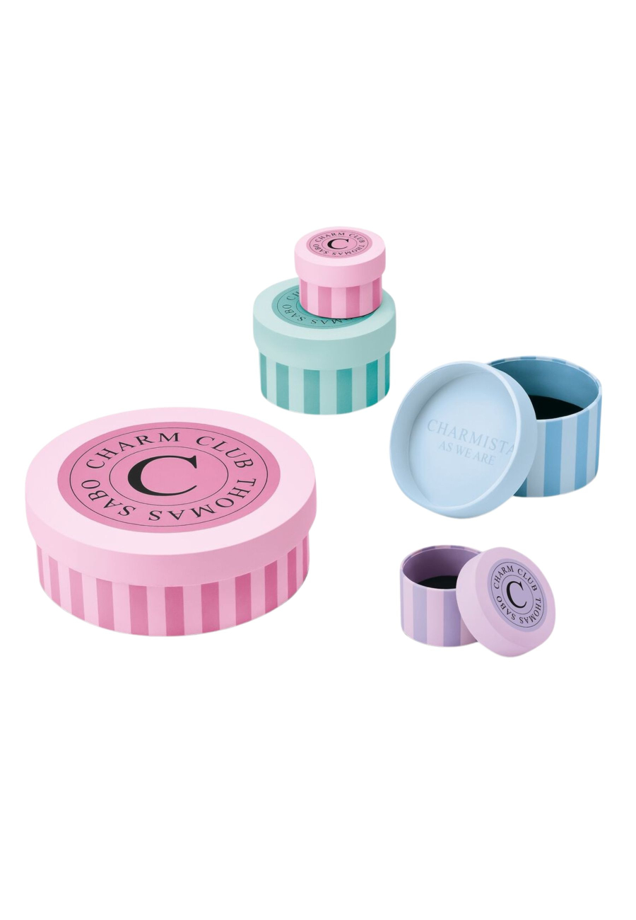 Charm-Anhänger Schleife mit Steinen Connect Silber