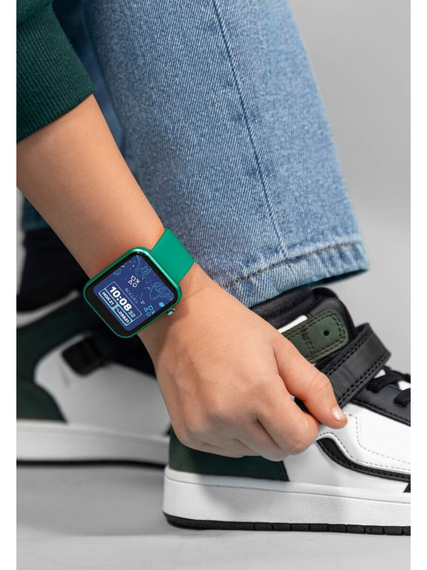 Montre Connectée Tikkers Kids Series 13 Verte avec Bracelet Interchangeable