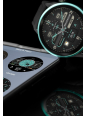 Series 54 AMOLED GPS Black and Green Smart Calling Watch