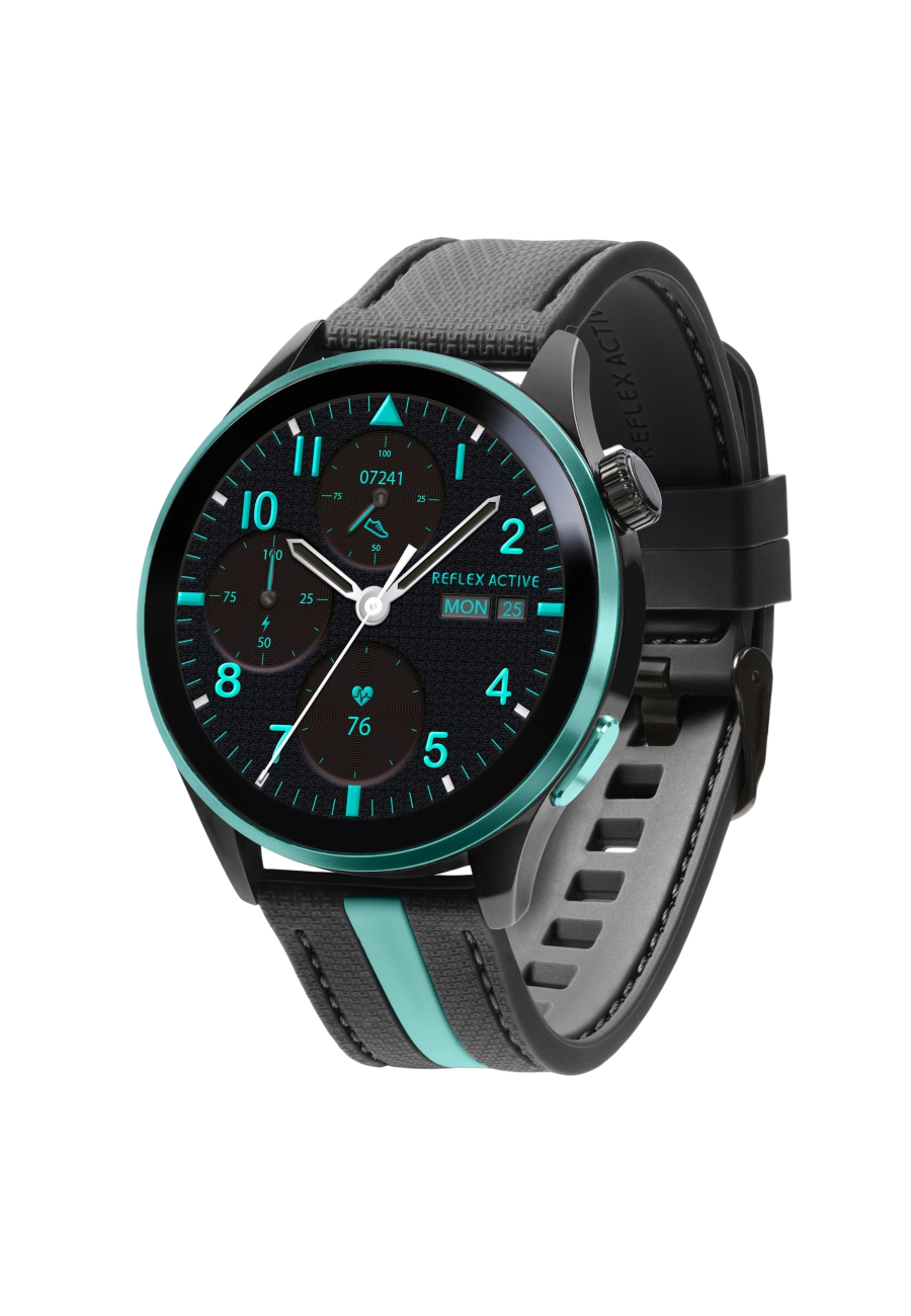 Series 54 AMOLED GPS Black and Green Smart Calling Watch