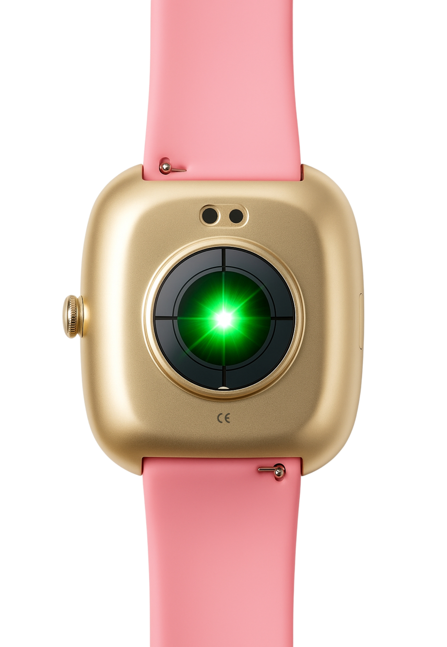 REFLEX Smartwatch mit rosa Silikonarmband