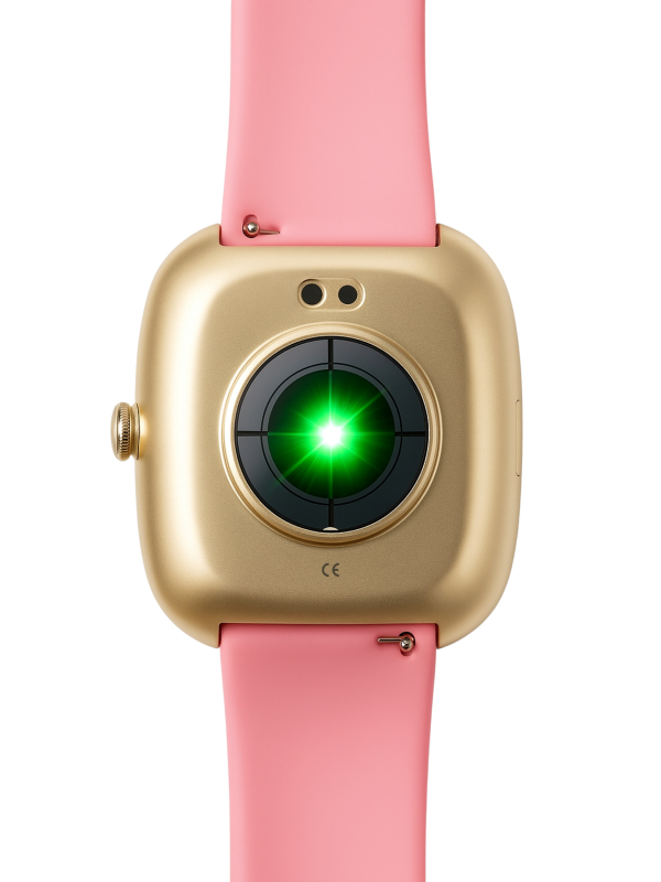 REFLEX Smartwatch mit rosa Silikonarmband