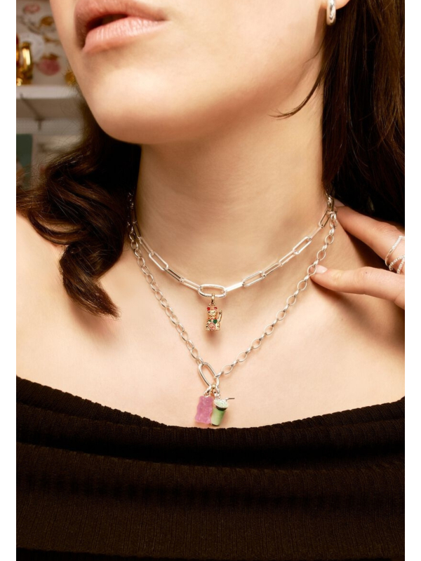 Thomas Sabo CC1266-007-6 Charm pendant matcha latte… | Diademita