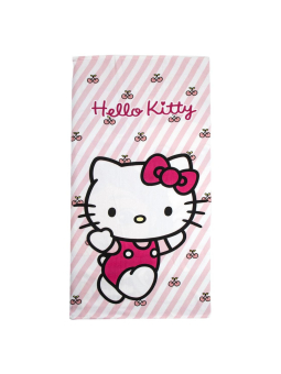 SERVIETTE POLYESTER HELLO KITTY – Rose