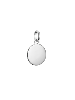 Charm Pendant Coin Connect Silver