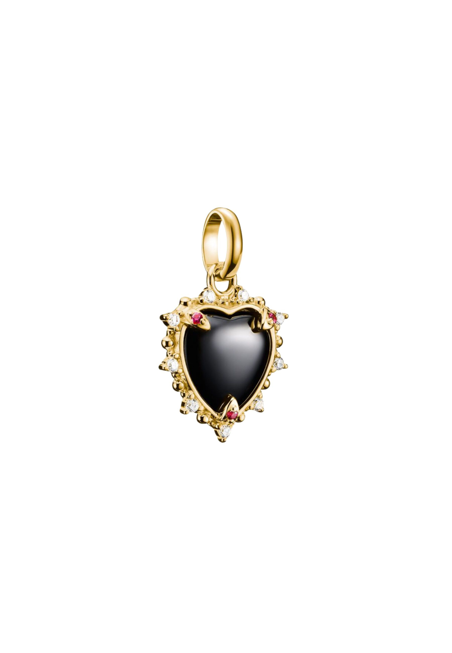 Thomas Sabo CC1286-995-11 Charm-Anhänger Schwarzes… | Diademita