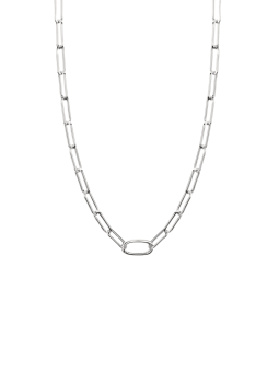 Collier charm trombone avec maillon Connect argent – Silver