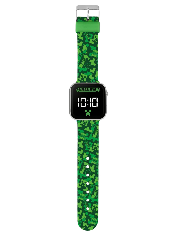 Minecraft Casual LED-Uhr