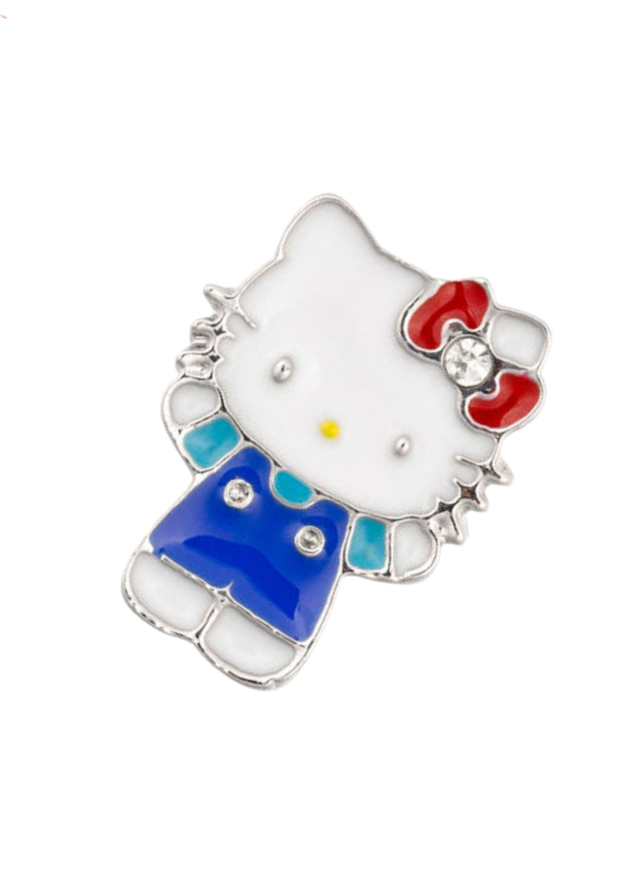 Boucles d’Oreilles Hello Kitty Argentées