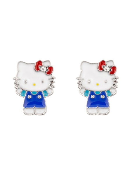Hello Kitty Ohrringe Versilbert