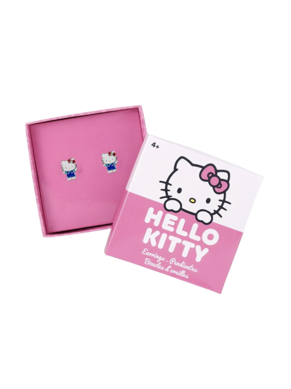 Sanrio HK50172 Hello Kitty Zilverkleurige Oorbellen | Diademita
