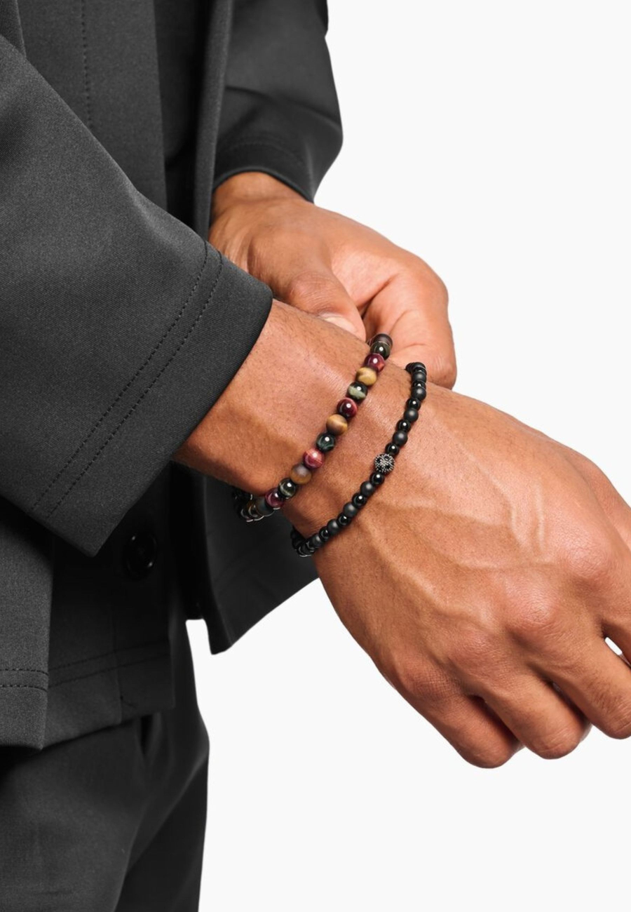 Talisman Armband Positive Energie mit Obsidianperlen