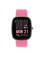 REFLEX Smartwatch mit rosa Silikonarmband