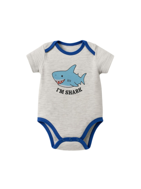 Short-sleeved Bodysuit "Little Bird"