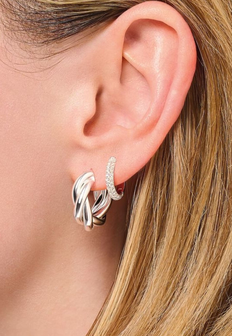 Thomas Sabo CR742-001-21 Silver Hoop Earrings in… | Diademita