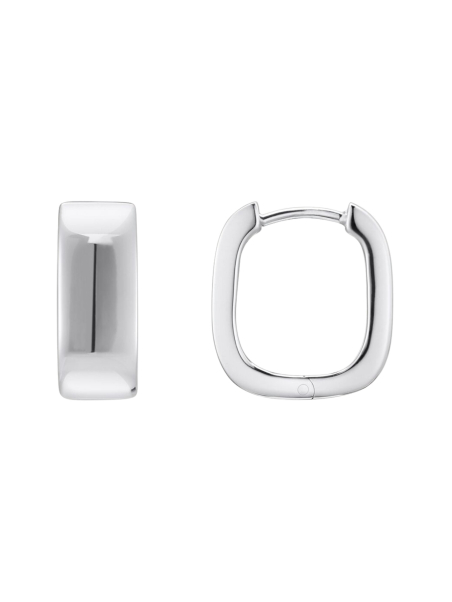 Thomas Sabo CR744-001-21 Silberne Creolen in eckiger Form | Diademita