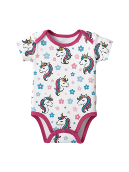 Short-sleeved Bodysuit "Little Bird"