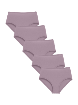 BASIC MAX High Waist Panties 5 Pack – Violet