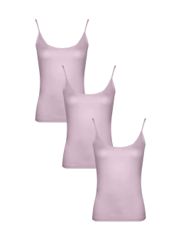 BASIC MAX Spaghetti-Tanktop 3er Pack
