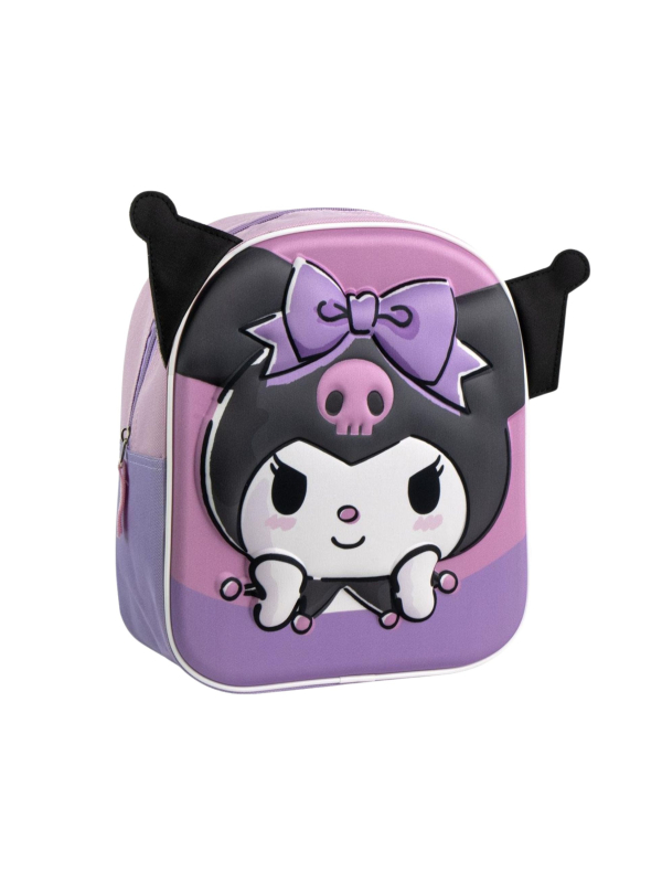 Kinderrucksack mit 3D-Applikationen - Hello Kitty und Kuromi