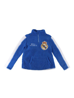 Indoor trui Sherpa-fleece Real Madrid – Blauw