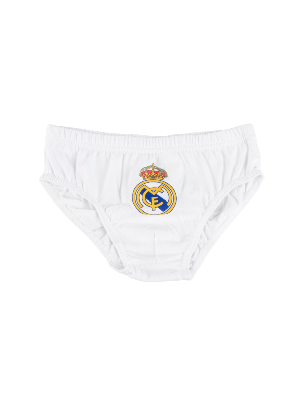 Ensemble de Sous-vêtements pour Garçons Single Jersey 3 Pièces Real Madrid