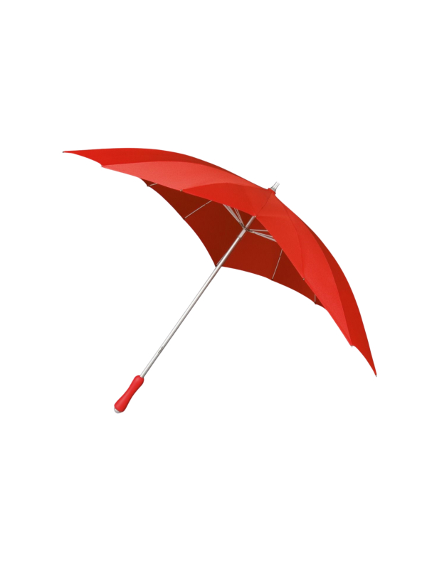 Regenschirm - Herzförmiger Regenschirm registriertes Design - Manuelle Öffnung - Winddicht - 110 cm - Rot