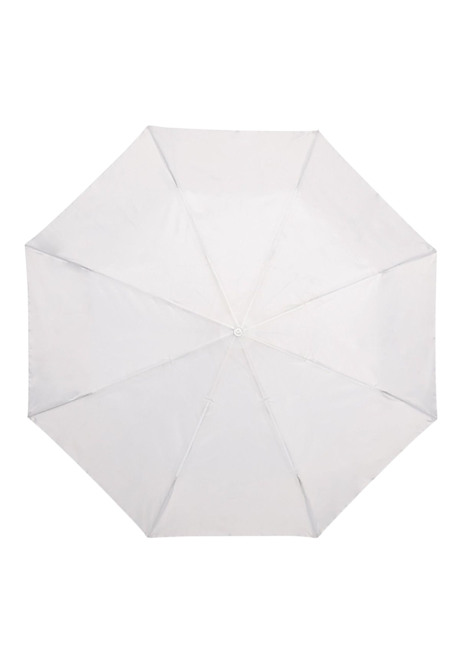 Regenschirm - Faltbar - Manuelle Öffnung - 90 cm - Weiß
