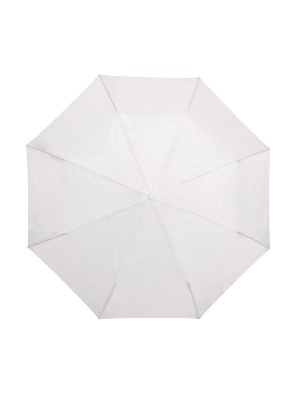 Regenschirm - Faltbar - Manuelle Öffnung - 90 cm - Weiß