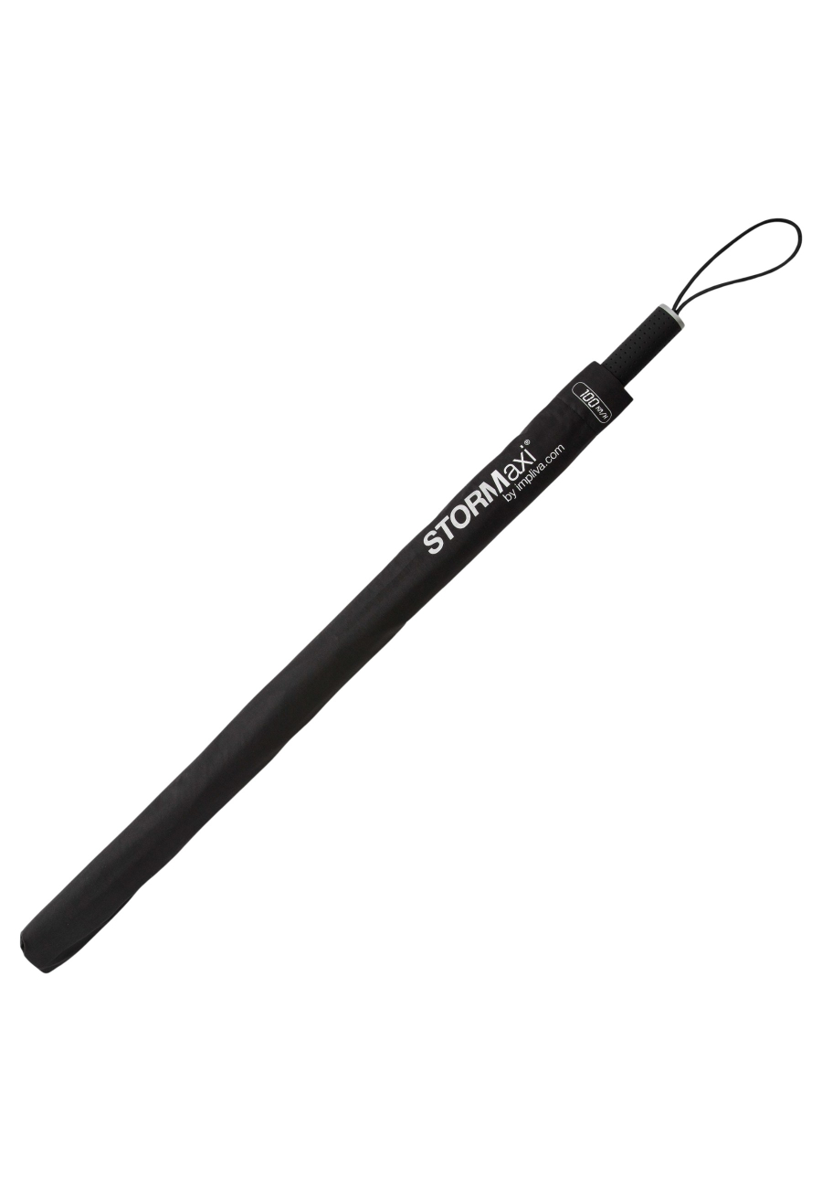 Regenschirm - Aerodynamischer Sturmschirm - Manuelle Öffnung - Winddicht - 92 cm - Schwarz