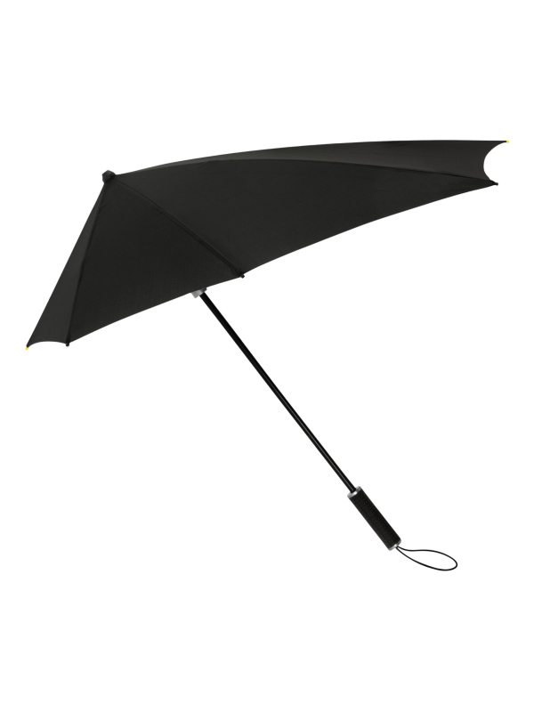 Regenschirm - Aerodynamischer Sturmschirm - Manuelle Öffnung - Winddicht - 92 cm - Schwarz