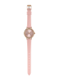 Tikkers Uhr mit Steinbesatz und Rosa Armband