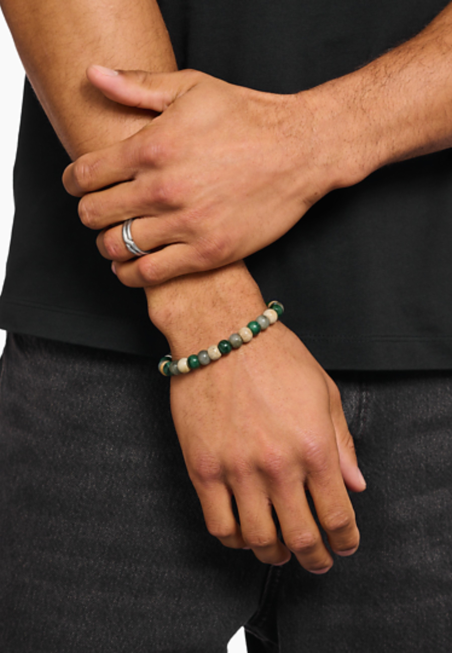 Thomas Sabo A2196-503-6 Bracelet with Jasper, Jade, and… | Diademita